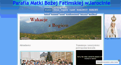 Desktop Screenshot of mbfjarocin.letnet.pl