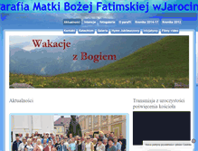 Tablet Screenshot of mbfjarocin.letnet.pl