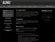 Tablet Screenshot of letnet.sk